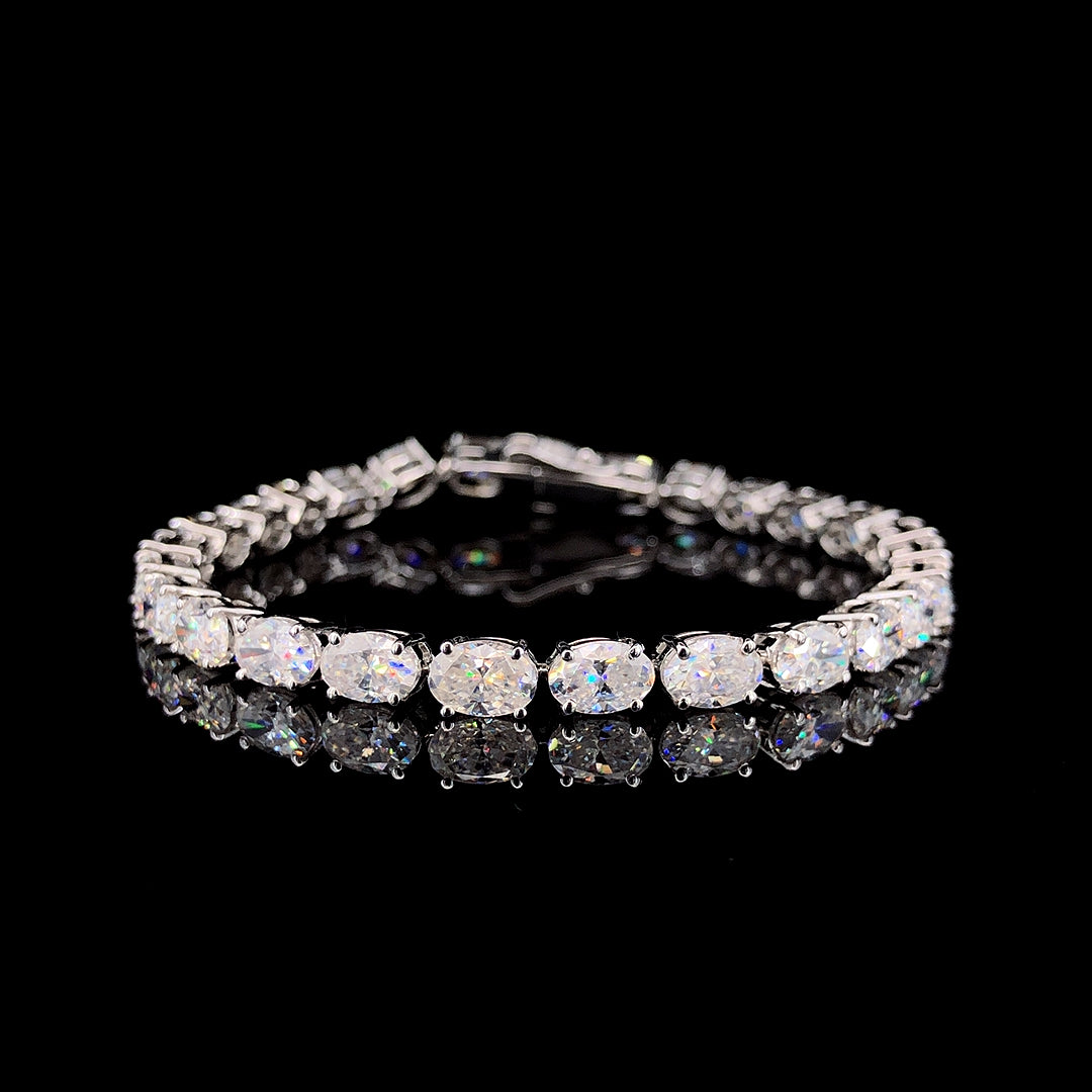 THE OVAL CUT TENNIS BRACELET