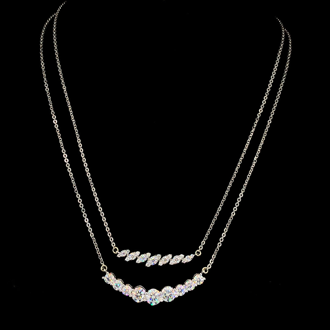 THE DUAL LINK STACK NECKLACE