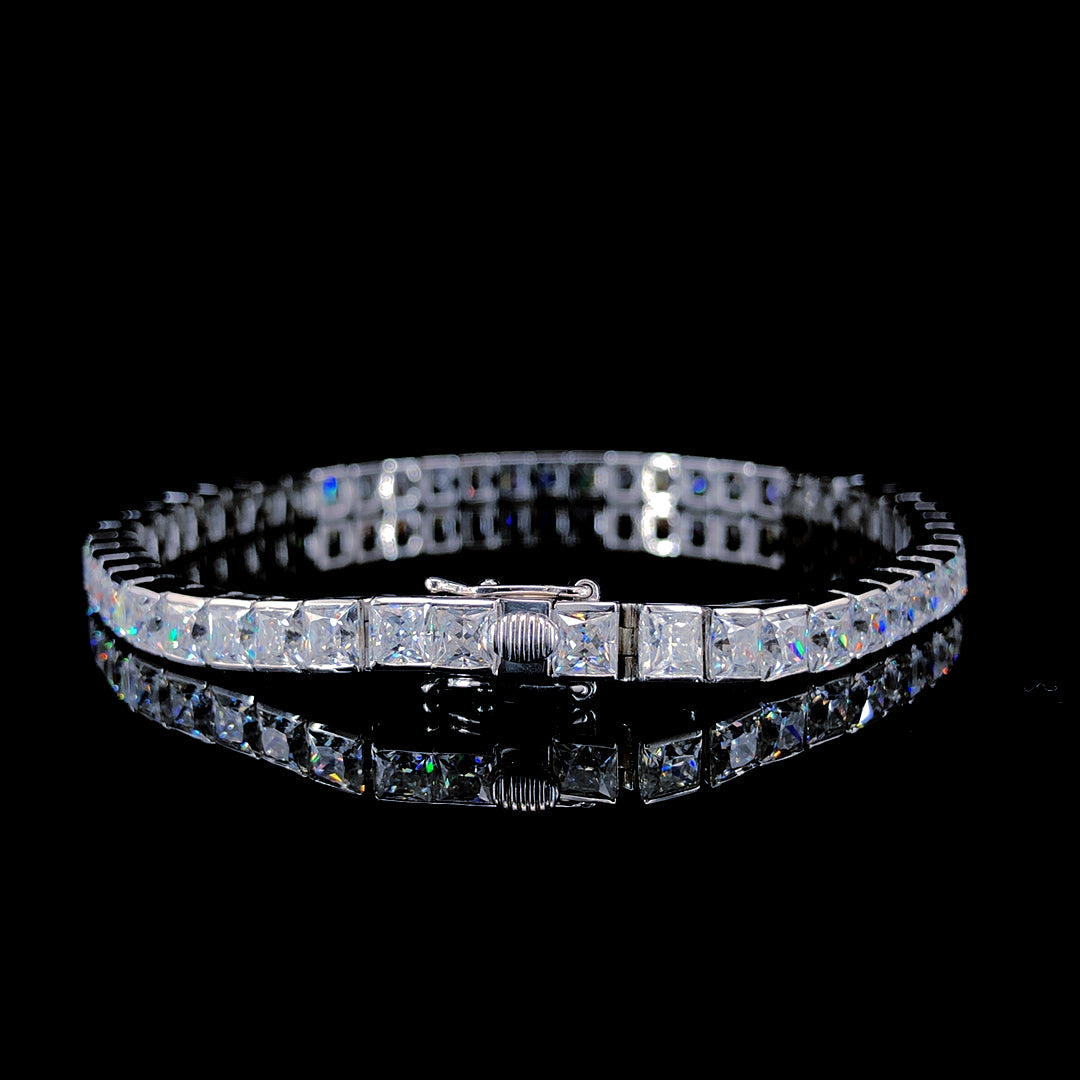 PRINCESS CUT TENNIS BRACELET