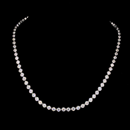 THE ROUND TENNIS NECKLACE