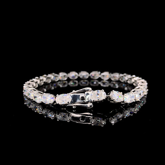 THE OVAL CUT TENNIS BRACELET