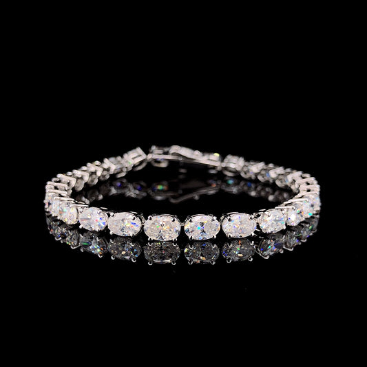 THE OVAL CUT TENNIS BRACELET