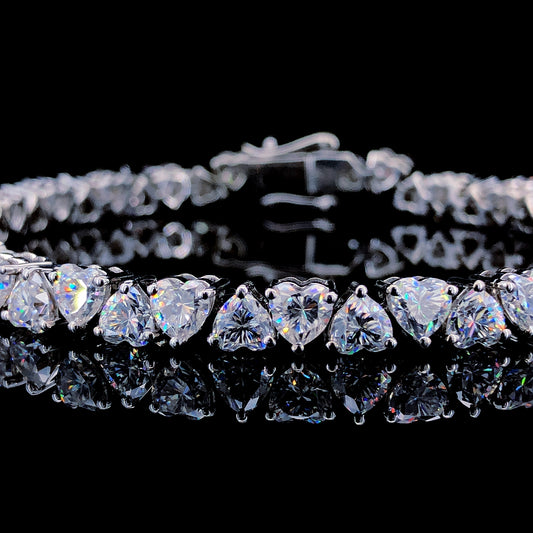 THE HEART CUT TENNIS BRACELET