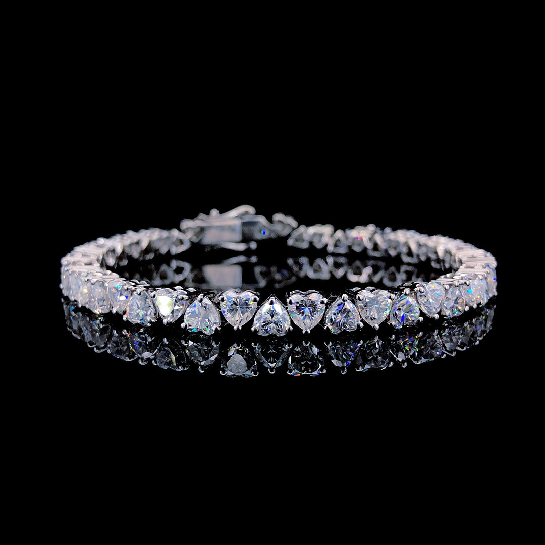 THE HEART CUT TENNIS BRACELET