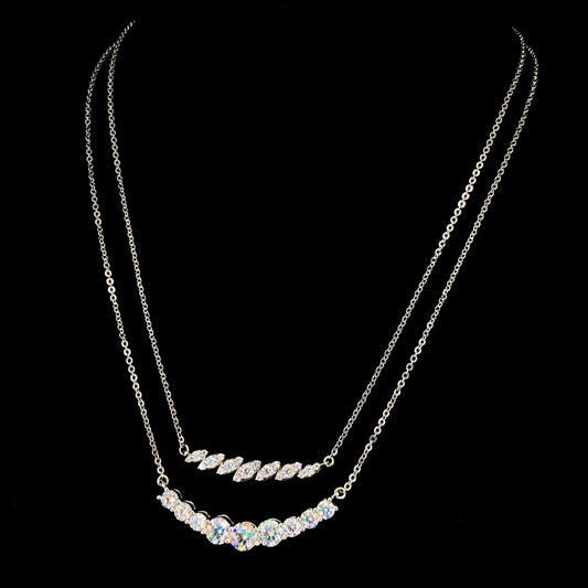 THE DUAL LINK STACK NECKLACE