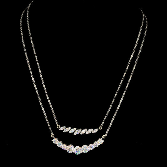THE DUAL LINK STACK NECKLACE