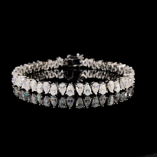 THE PEAR CUT TENNIS BRACELET