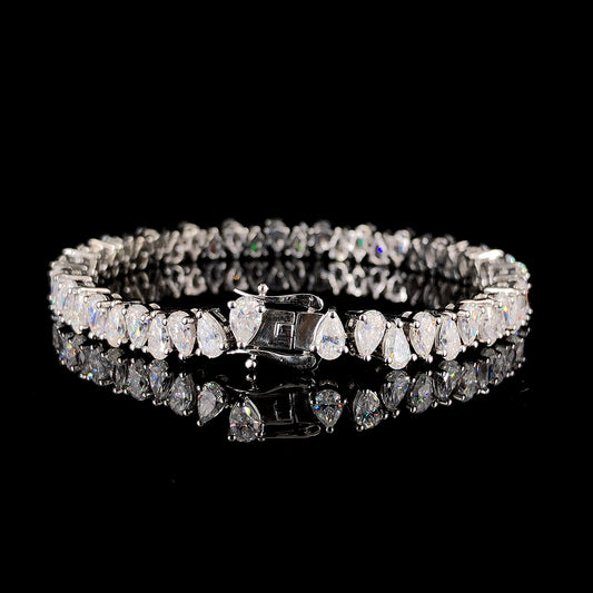 THE PEAR CUT TENNIS BRACELET