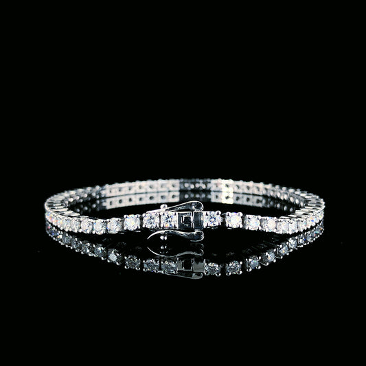 THE ROUND CUT TENNIS BRACELET