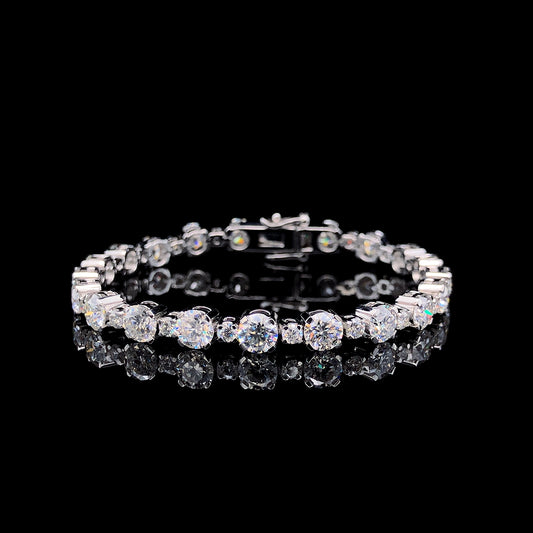 THE ROUND-CUT SPIRIT TENNIS BRACELET
